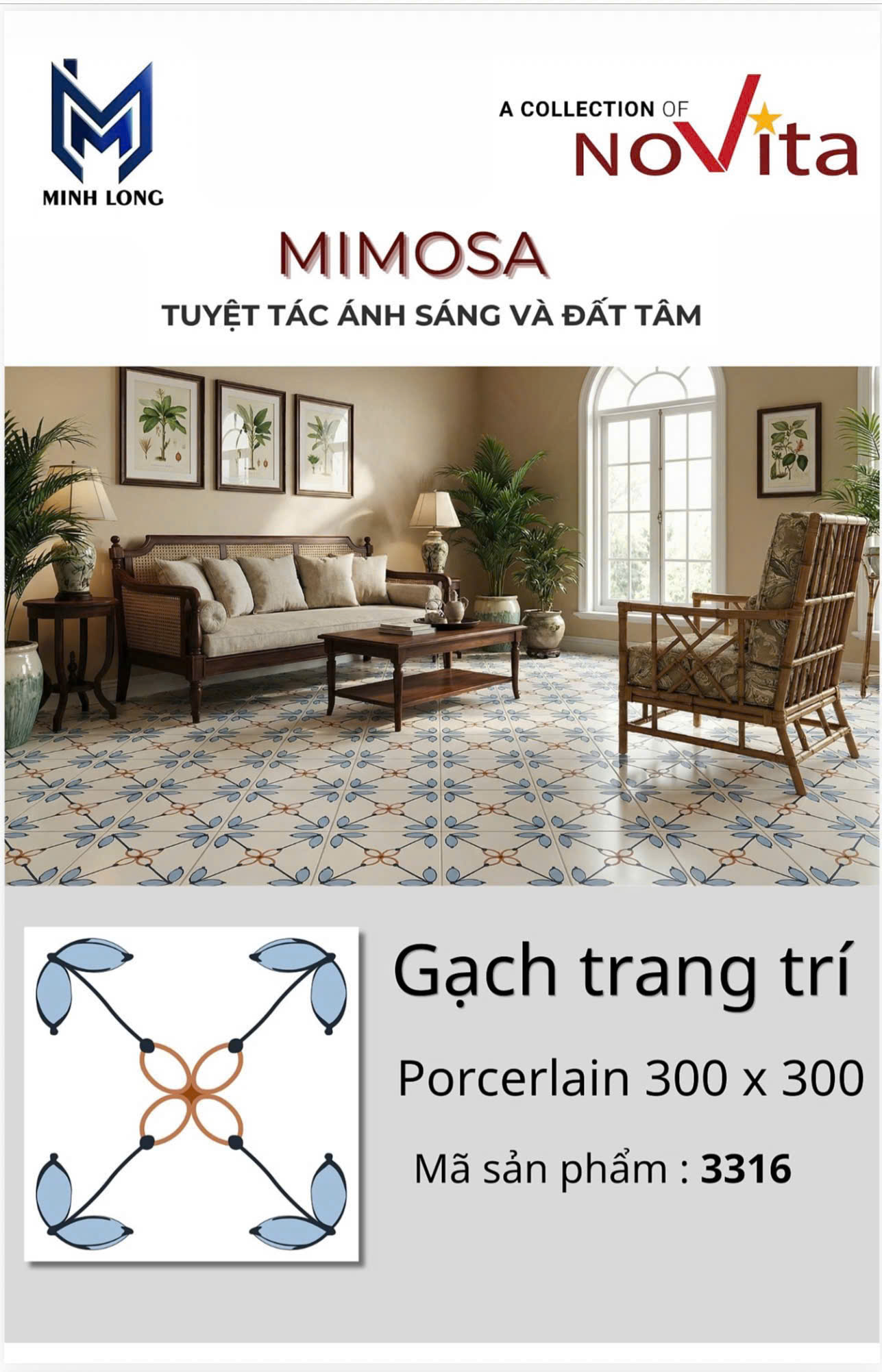 Gạch ốp lát tổng hợp 300X300